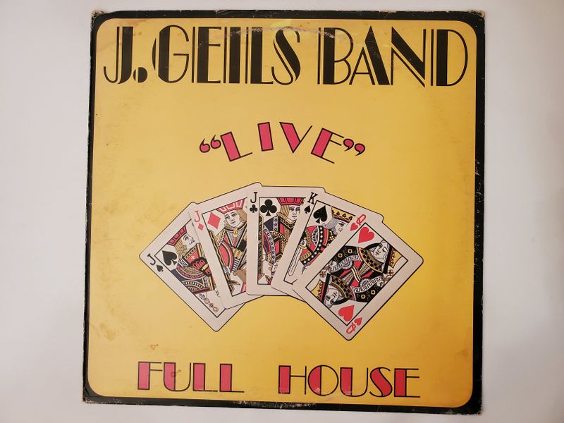 J. Geils Band Live Full House vinyl record